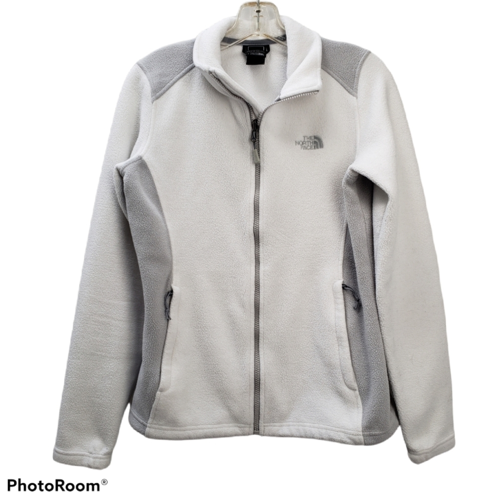 White The North Face Fleece Jacket